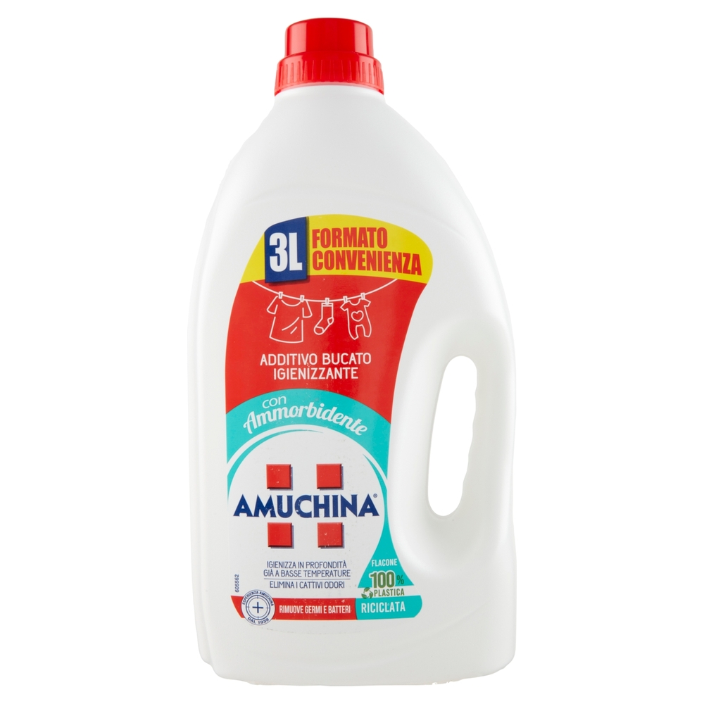 Amuchina Additivo Bucato Igienizzante con Ammorbidente 3 L